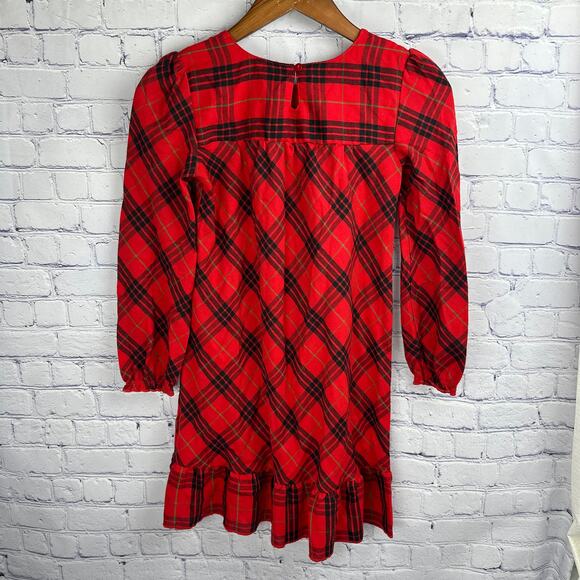 Disney Store Minnie Mouse Long Sleeve Christmas Nightgown Pajama Girl Med 7/8 - Picture 2 of 10